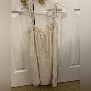 Francescas blue rain linen dress